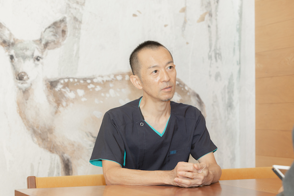 船曳歯科医院でのカウンセリング風景